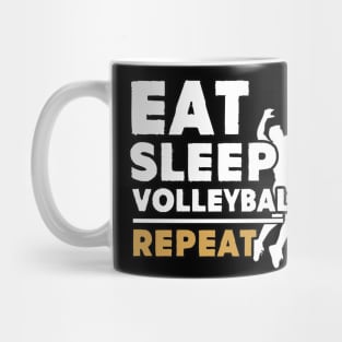 Eat sleep volleyball repeat Mug